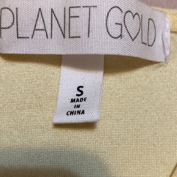 Yellow crop top - Picture 2 of 2